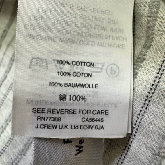 Madewell Split Cuff Tunic Shirt in Weathered Concrete Size Medium 100% Cotton - Picture 12 of 12